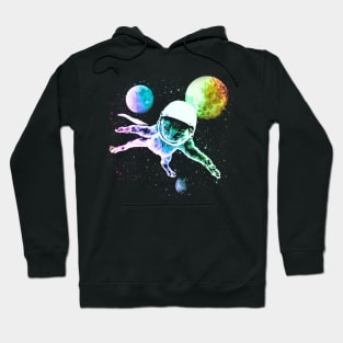 Astronaut Kitty Cat in Space Hoodie